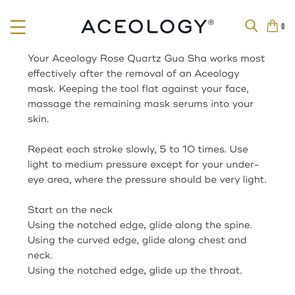 ACEOLOGY | Rose Quartz Gua Sha Facial Massager - Picture 6 of 13